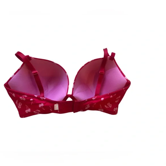 PINK Victoria's Secret Vibrant Push Up Red Bra - Picture 2 of 4